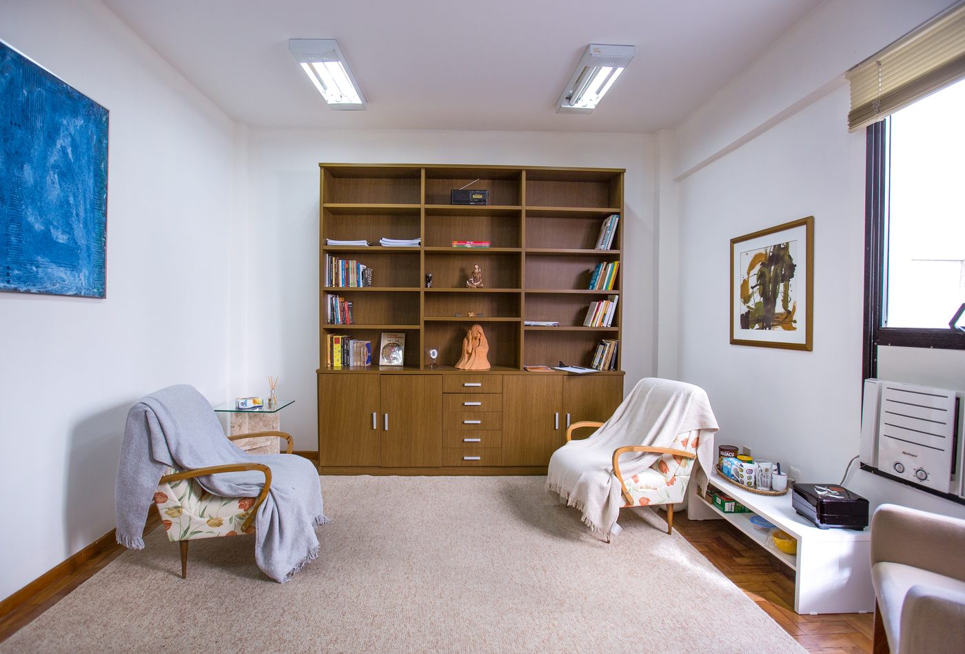 Poltronas para atendimento psicológico presencial em Canela